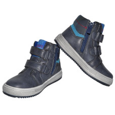 Демисезонные ботинки для мальчика 22,23 размер, кожаная стелька, супинатор, 101-11-731