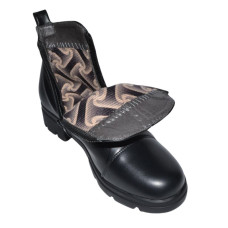 Демисезонные ботинки для девочки 36 размер, с двумя молниями, 101-563-01