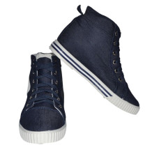 Подростковые джинсовые кеды, сникерсы 37,39 размер, маломерят (стелька 22, 23 см), 103-936-3