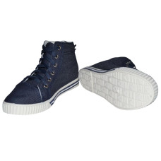 Подростковые джинсовые кеды, сникерсы 37,39 размер, маломерят (стелька 22, 23 см), 103-936-3