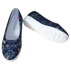 Джинсовые туфли для девочки 33 размер, супинатор, кожаная стелька, 105-1060-02