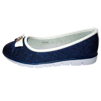 Нарядные облегченные туфли для девочки 34 размер, школьные, кожаная стелька, супинатор, 105-1522-02