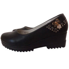 Школьные туфли для девочки 32 размер, супинатор, кожаная стелька, 105-15-32