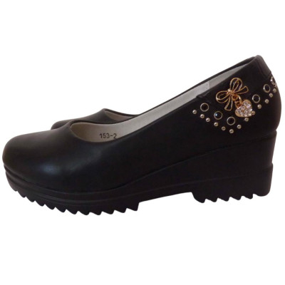 Школьные туфли для девочки 32 размер, супинатор, кожаная стелька, 105-15-32