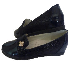 Туфли-сникерсы школьные для девочки 30 размер, супинатор, кожаная стелька, 105-17-02