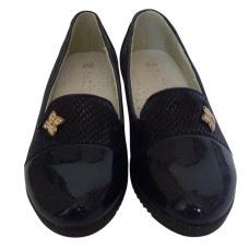 Туфли-сникерсы школьные для девочки 30 размер, супинатор, кожаная стелька, 105-17-02