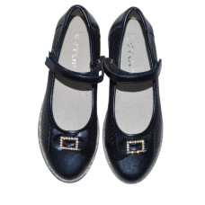 Нарядные облегченные туфли для девочки 35 размер, школьные, кожаная стелька, супинатор, 105-182-527 Нарядные облегченные туфли для девочки 35 размер, школьные, кожаная стелька, супинатор, 105-182-527