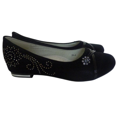 Туфли школьные для девочки 33 размер, супинатор, кожаная стелька, сникерсы, 105-33-8