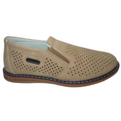 Летние мокасины, туфли для мальчика 27 размер, школьные, супинатор, кожаная стелька, 105-348