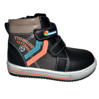 Демисезонные ботинки для мальчика 22,24 размер, кожаная стелька, супинатор, 101-181-406