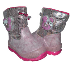 Теплые зимние сапожки для девочки 24,25 размер, 102-19-184