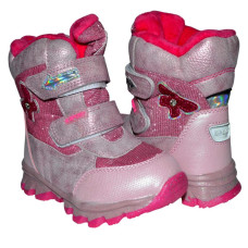 Стильные термоботинки для девочки 24,26 размер, мембрана, 102-19-293