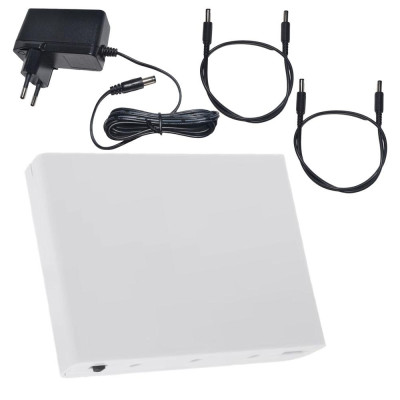 Бесперебойник для роутера, Mini UPS 18000 mAh, 5В/9В/12В, белый, полный комплект, мини ИБП, мини УПС, 150-64300