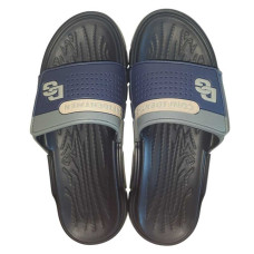 Легкие мужские шлепанцы на липучке 41,42,43,44,45 размер, пантолеты, шлепки, Украина, 111-704-02