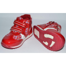 Демисезонные ботинки для девочки 23 размер, кожаная стелька, супинатор, 101-205-16