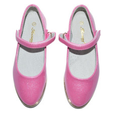 Нарядные туфли для девочки  размер, кожаная стелька, супинатор, 105-02-10