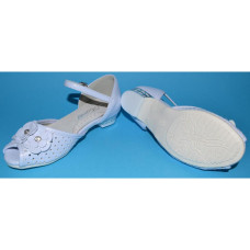 Нарядные босоножки, туфли для девочки 25 размер, супинатор, кожаная стелька, 109-26-13