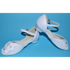 Нарядные босоножки, туфли для девочки 25 размер, супинатор, кожаная стелька, 109-26-13