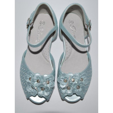 Нарядные босоножки, туфли для девочки 27,28 размер, супинатор, кожаная стелька, 109-215