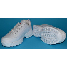 Стильные белые кроссовки 36 размер, 107-89-351