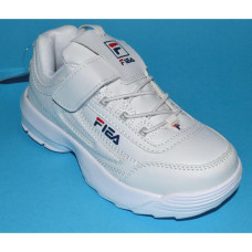 Стильные детские белые кроссовки  размер, 107-89-923+