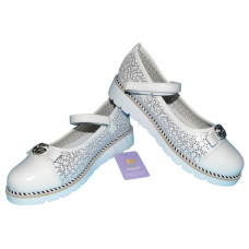 Нарядные облегченные туфли для девочки Том.м 36 размер, кожаная стелька, супинатор, 105-30-33