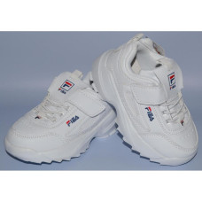 Стильные детские белые кроссовки 24,25 размер, кроссы для малышей, 107-42-81