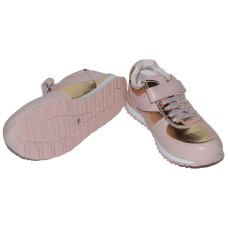 Розово-золотистые кроссовки для девочки 35,36 размер, супинатор, 107-005-909