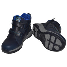Демисезонные ботинки для мальчика  размер, кожаная стелька, супинатор, флис, 101-35-07