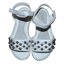 Нарядные босоножки для девочки 27,28 размер, праздничная обувь на утренник, выпускной, 109-932-05