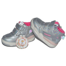 Демисезонные ботинки, хайтопы для девочки Том.м 18 размер, флис, супинатор, 101-9436-24