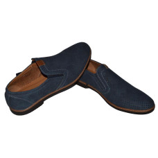 Летние мужские туфли (уценка)  размер, прошитые, перфорированные, 105-61-332