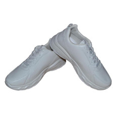 Демисезонные белые мужские кроссовки 43,44,45 размер, 107-102-054