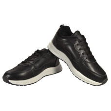 Черные демисезонные кроссовки 36,38,39,40 размер, весна-осень, подростковые, 107-23-841