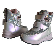 Теплые зимние ботинки для девочки Том.м 29,30 размер, полусапожки хамелеон, 102-107-3509