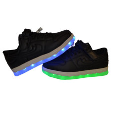 Детские светящиеся кроссовки, USB 33,35,37 размер, 11 режимов LED подсветки, супинатор,, 107-341-911