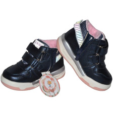 Демисезонные ботинки, хайтопы для девочки Том.м 18,19,20,21,23 размер, флис, супинатор, 101-9436-02