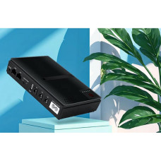 Mini UPS 10400 mAh, 5В/9В/12В, полный комплект,мини ИБП, мини УПС, 150-64299