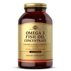 Солгар Омега-3 для сердечно-сосудистой системы 2000 мг 120 капс. Solgar Omega 3 Fish Oil Conсentrate, 00017-636