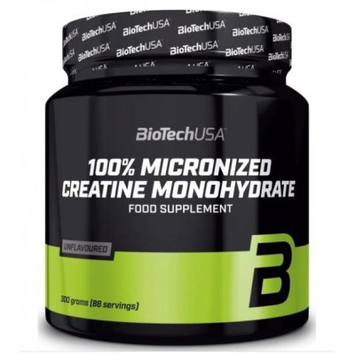 Креатин для коктейлей с анаболическим эффектом BioTech (USA) 100% Creatine Monohydrate 300 грам, 00012-081